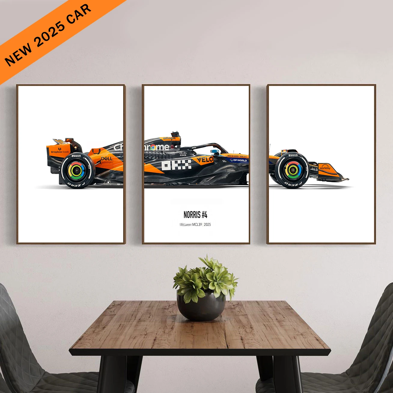 Modern Set of 3 2025 Lando Norris Oscar Piastri MCL39 art poster print Canvas Painting Home Decoration Wall Art
Modern Set of 3 2025 Lando Norris Oscar Piastri MCL39 art poster print Canvas Painting Home Decoration Wall Art