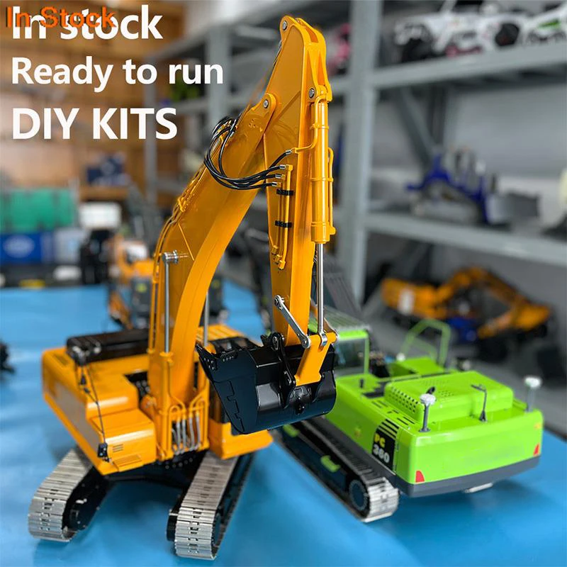 LESU 1/14 for Komatsua PC360 RC Excavator Metal Hydraulic Painted Bucket Tracks Radio Model W/ Water Sticker Decal PL18 Lite DIY
LESU 1/14 for Komatsua PC360 RC Excavator Metal Hydraulic Painted Bucket Tracks Radio Model W/ Water Sticker Decal PL18 Lite DIY