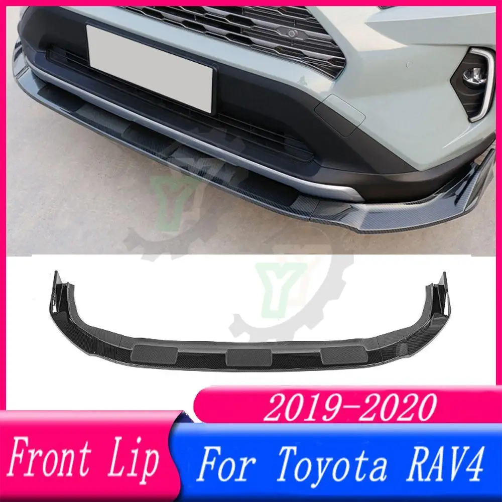 3PCS Car Front Bumper Lip Spoiler Splitter Diffuser Detachable Body Kit Cover Guard For Toyota RAV4 2019-2020 
3PCS Car Front Bumper Lip Spoiler Splitter Diffuser Detachable Body Kit Cover Guard For Toyota RAV4 2019-2020