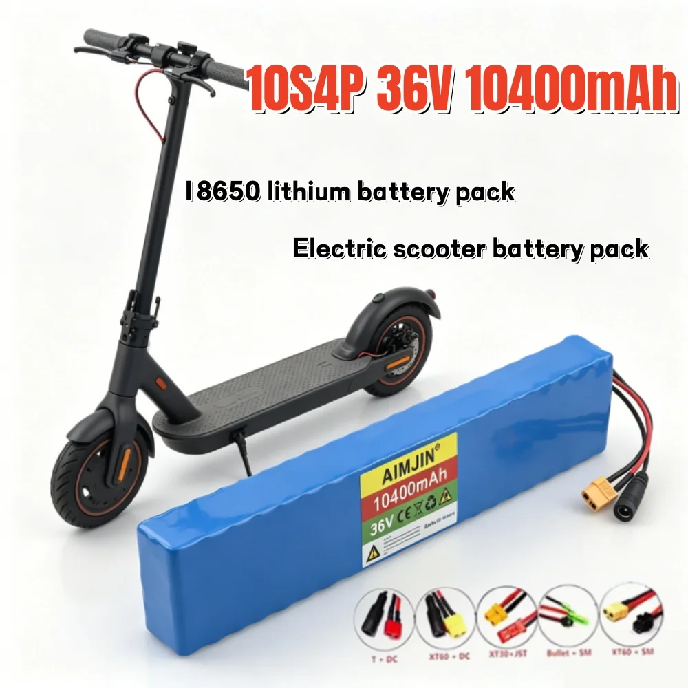 36V 10.4Ah 18650 10S3P Portable Lithium Ion Battery Pack, Lithium Ion Battery Pack, Spare Battery, With BMS 42V2A Charger
36V 10.4Ah 18650 10S3P Portable Lithium Ion Battery Pack, Lithium Ion Battery Pack, Spare Battery, With BMS 42V2A Charger
