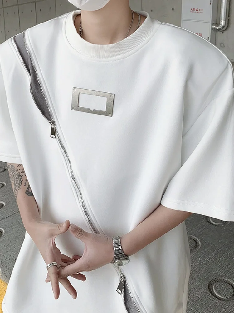 American High Street Men's T-irt Summer Heavyweight ort Sve Loose oulder Pad Design Casual Breathable Faionable Top
American High Street Men's T-irt Summer Heavyweight ort Sve Loose oulder Pad Design Casual Breathable Faionable Top