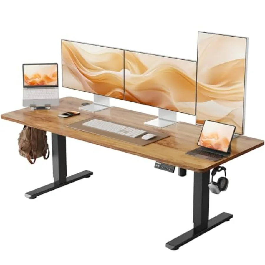 Electric Standing Desk for Short People 60 x 24 Inches Computer Table with Splice Board Rustic Brown Adjustable Hght 18.1-28.3
Electric Standing Desk for Short People 60 x 24 Inches Computer Table with Splice Board Rustic Brown Adjustable Hght 18.1-28.3