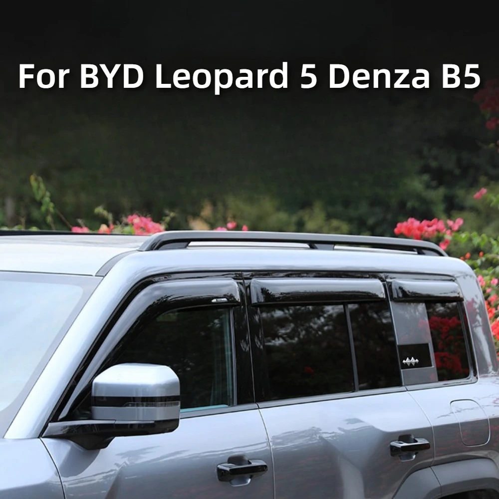 For BYD Leopard 5 Denza b5 Car Specialized Window Visor Transparent Rain Guard Thickened And Widened Modified Parts Special
For BYD Leopard 5 Denza b5 Car Specialized Window Visor Transparent Rain Guard Thickened And Widened Modified Parts Special