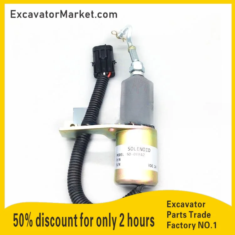 For HYUNDAI 60-5 SD-008A2 Oil stop valve Flameout switch excavator accessories For excavator
For HYUNDAI 60-5 SD-008A2 Oil stop valve Flameout switch excavator accessories For excavator