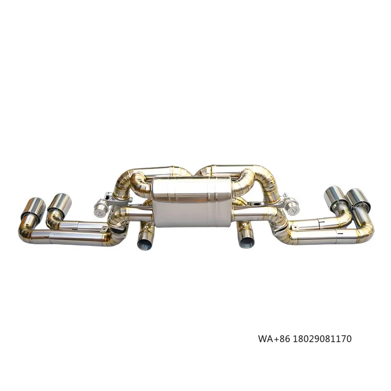 Tuning Catback Exhaust System for F360 360 3.6 2003-2005 Racing Escape Titanium Muffler Vacuum Axle Exhaust Pipes
Tuning Catback Exhaust System for F360 360 3.6 2003-2005 Racing Escape Titanium Muffler Vacuum Axle Exhaust Pipes