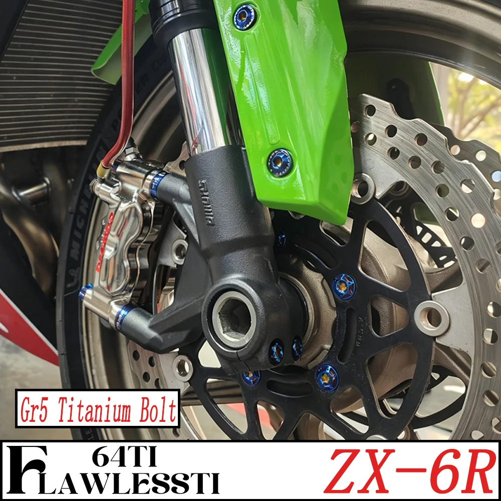 FLAWLESSTI Gr5 Titanium Bolt Windshield Brake Pump Switch Brake Disc Bolt Front Fender Handle Bar For Kawasaki Ninja ZX-6R 636
FLAWLESSTI Gr5 Titanium Bolt Windshield Brake Pump Switch Brake Disc Bolt Front Fender Handle Bar For Kawasaki Ninja ZX-6R 636
