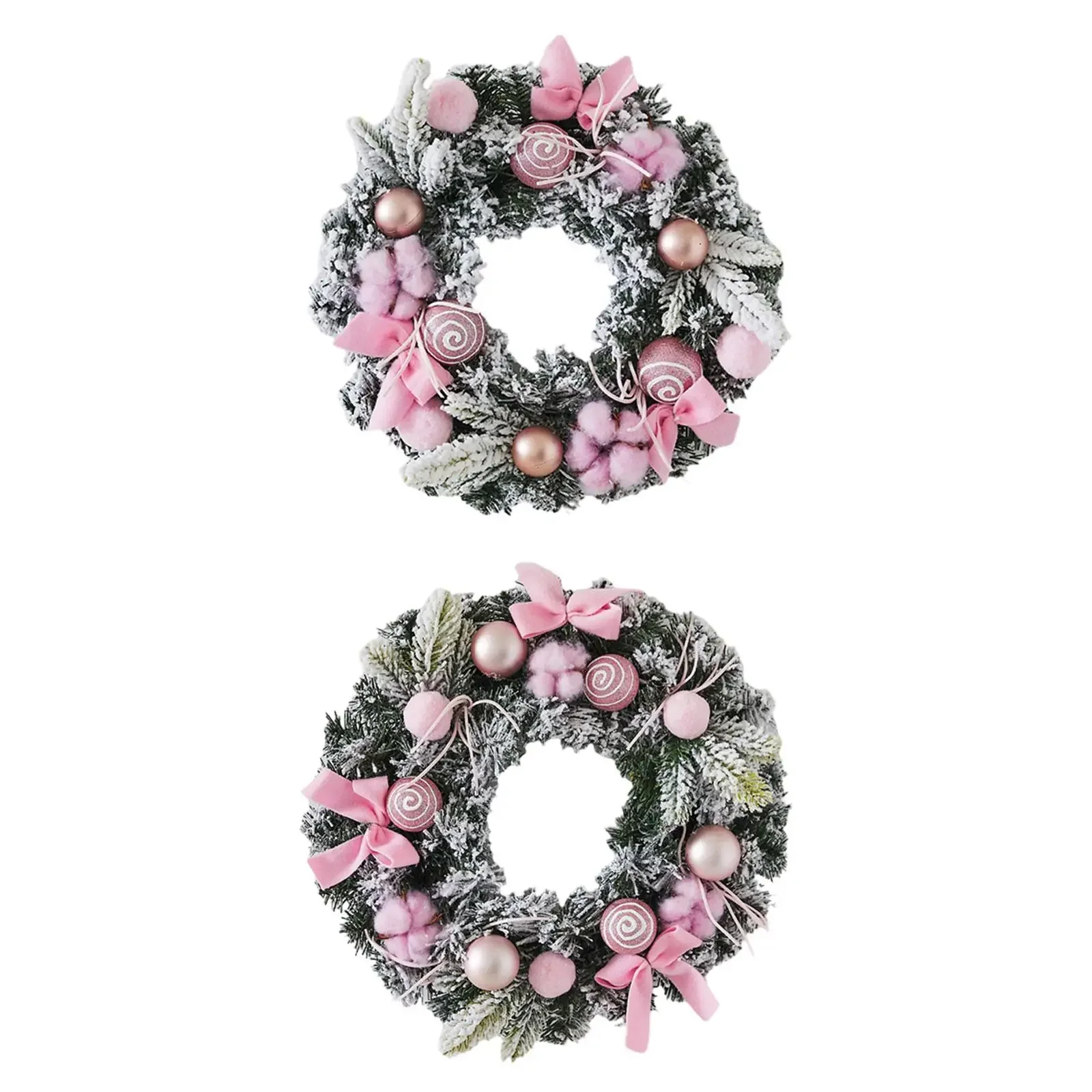 Christmas Wreath Front Door Garland Collection Wall Hanging with Pink Bow Party Decoration Winter Wreath for Garden Lei Wreaths
Christmas Wreath Front Door Garland Collection Wall Hanging with Pink Bow Party Decoration Winter Wreath for Garden Lei Wreaths