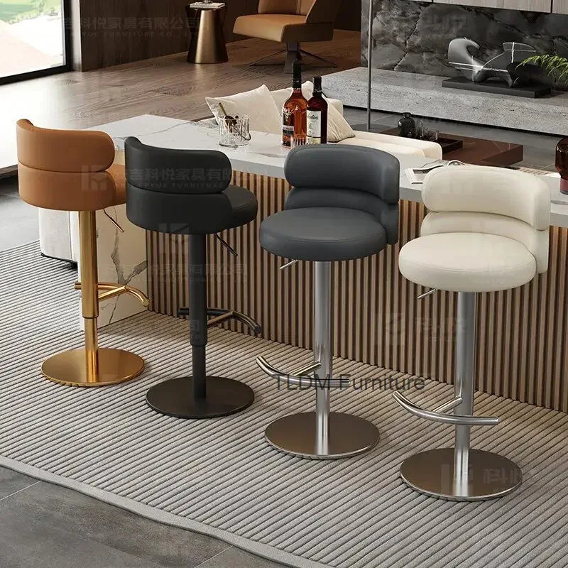 Light Luxury Bar Chair Lift Ergonomic Bar Chair Nordic Home Island Chairs High Foot Comfortable Leisure Dining Chairs Furniture
Light Luxury Bar Chair Lift Ergonomic Bar Chair Nordic Home Island Chairs High Foot Comfortable Leisure Dining Chairs Furniture