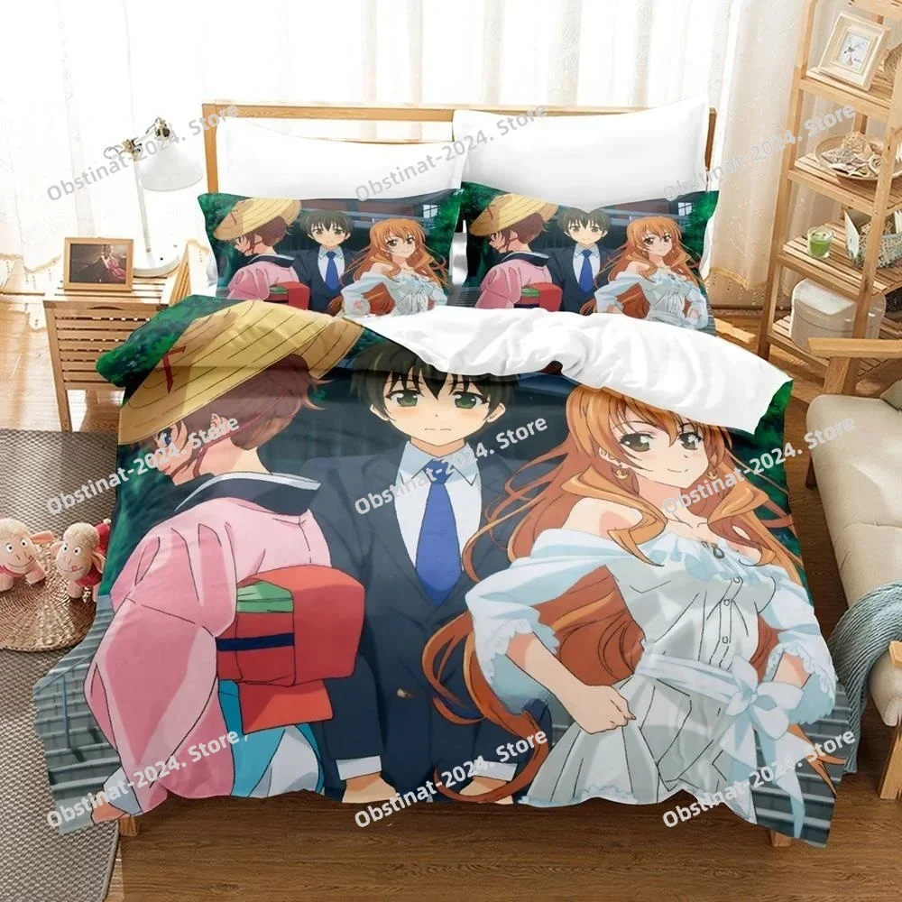 Fashion Anime Bed Sheet Set Golden Time Bedding Set Single Twin Full Queen King Size Bed Set Adult Kid Bedroom Duvet cover Sets
Fashion Anime Bed Sheet Set Golden Time Bedding Set Single Twin Full Queen King Size Bed Set Adult Kid Bedroom Duvet cover Sets
