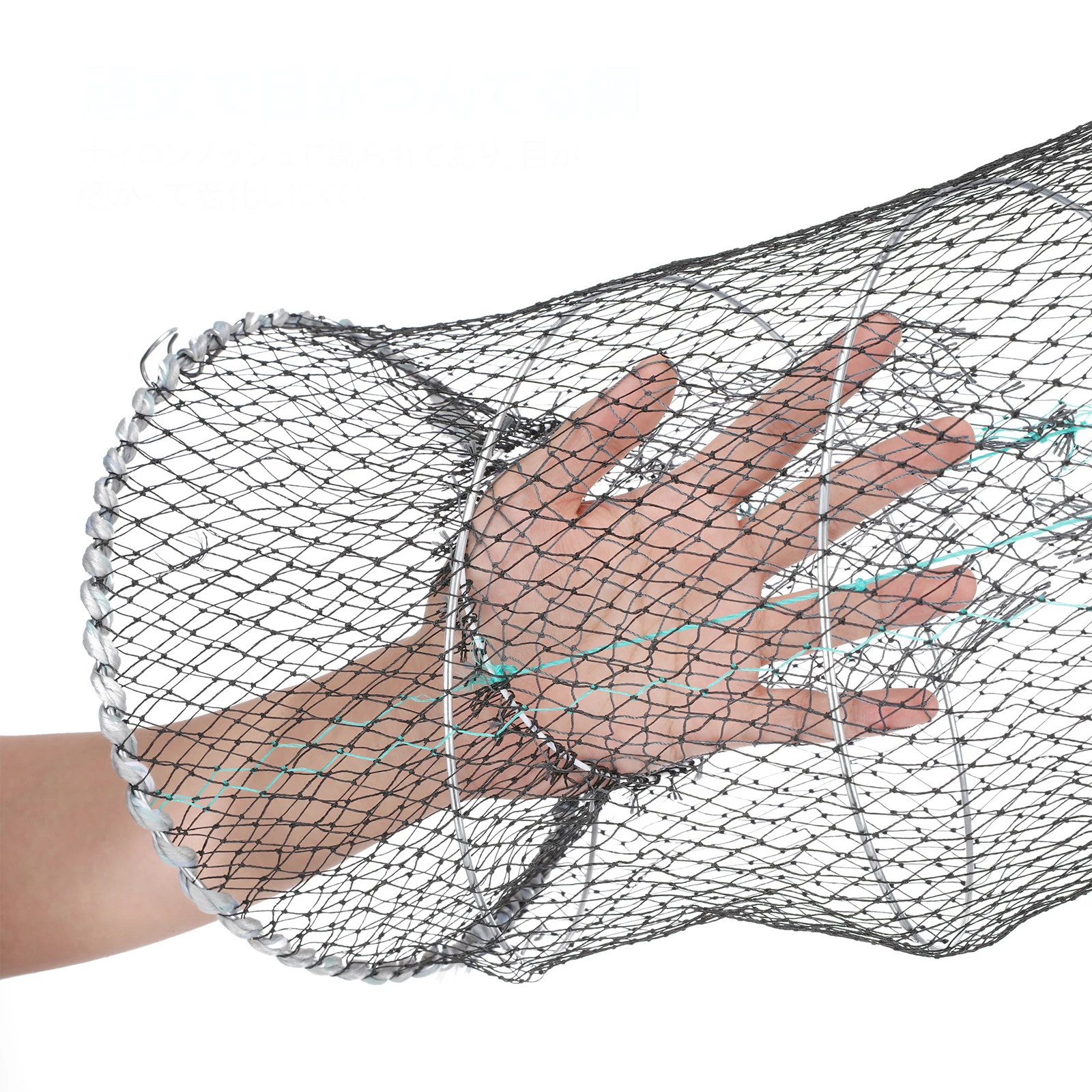 Foldable Fishing Net Trap Automatic Telescopic Degree Mesh High Precision Nylon for Saltwater Freshwater Portable
Foldable Fishing Net Trap Automatic Telescopic Degree Mesh High Precision Nylon for Saltwater Freshwater Portable