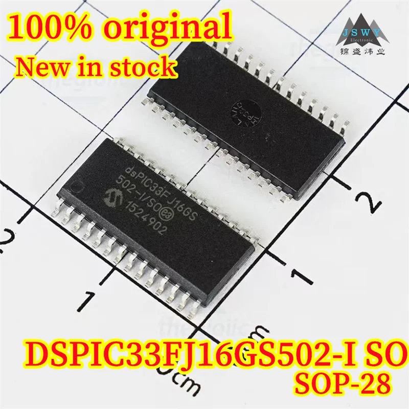 (1/5PCS) DSPIC33FJ16GS502-I/SO DSPIC33FJ16GS SOP28 Original Brand New 16-bit Digital Signal Controller Chip Spot 
(1/5PCS) DSPIC33FJ16GS502-I/SO DSPIC33FJ16GS SOP28 Original Brand New 16-bit Digital Signal Controller Chip Spot