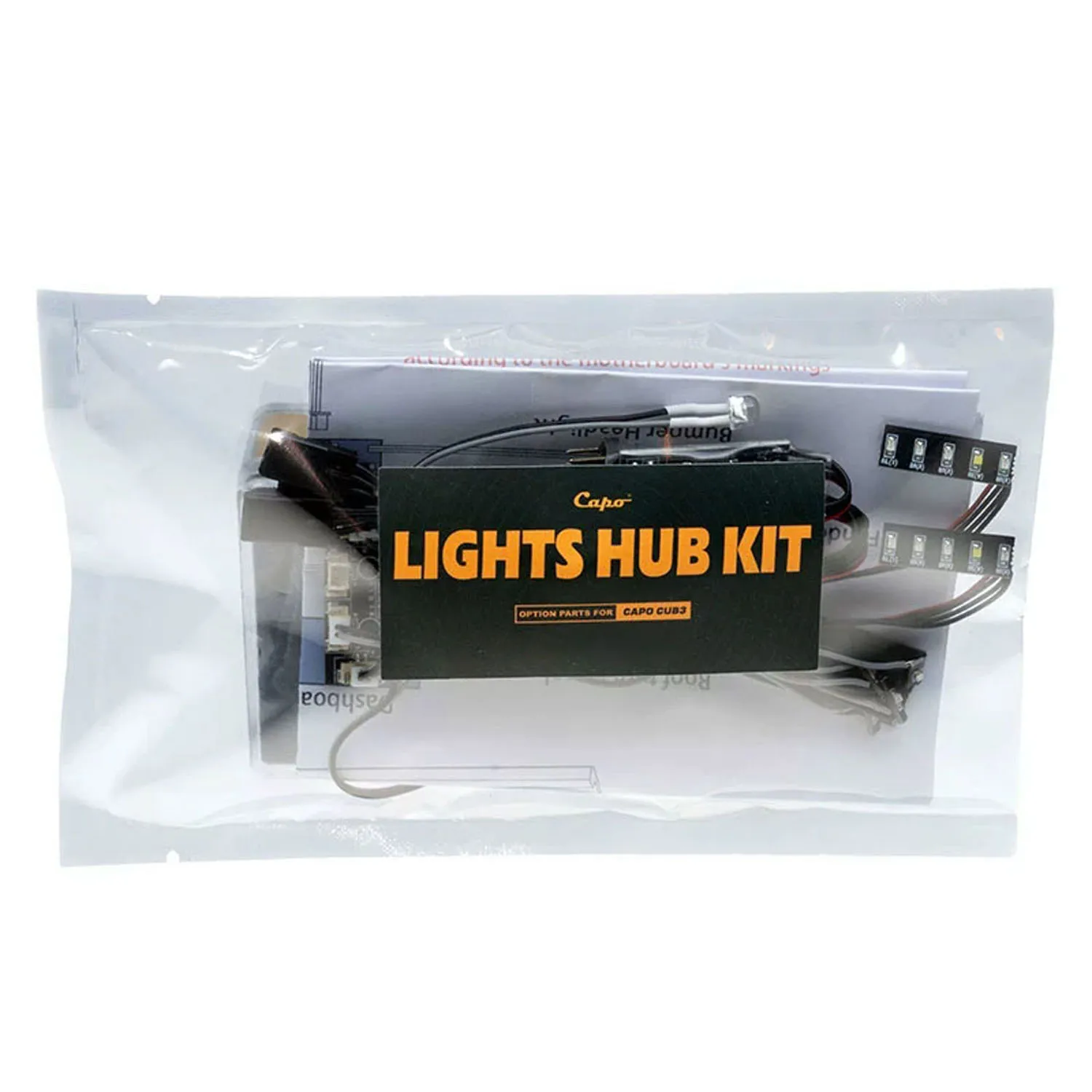 Capo CUB3LHK Light System for 1/18 CUB3 RC Crawler Mini Tatra Plug and Play Brake Lamp Turn Signal Radio Control Off Road Car
Capo CUB3LHK Light System for 1/18 CUB3 RC Crawler Mini Tatra Plug and Play Brake Lamp Turn Signal Radio Control Off Road Car