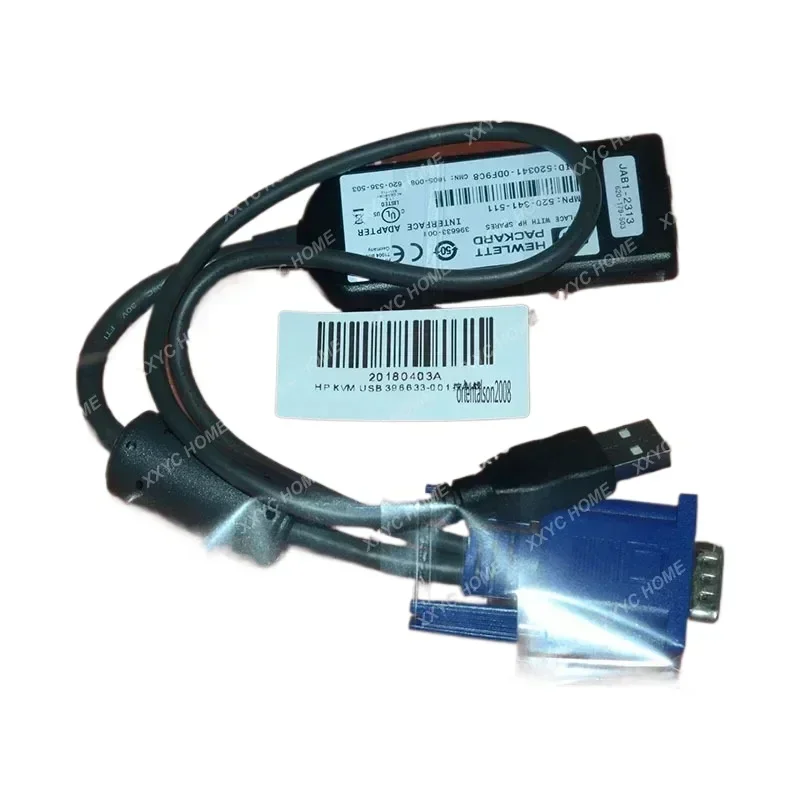 396633-001 FOR HP 336047-B21 KVM USB Adapter Cable 396633-001 VGA to RJ45+USB for KVM INTERFACE ADAPTER 1PK Console USB Virtual
396633-001 FOR HP 336047-B21 KVM USB Adapter Cable 396633-001 VGA to RJ45+USB for KVM INTERFACE ADAPTER 1PK Console USB Virtual