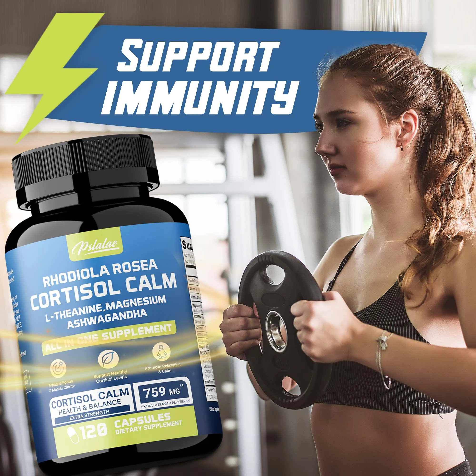 16-in-1 Super Calm Cortisol Manager Supplement - Reduces Cortisol Levels, Improves Focus and Mental Clarity, Reduces Fatigue
16-in-1 Super Calm Cortisol Manager Supplement - Reduces Cortisol Levels, Improves Focus and Mental Clarity, Reduces Fatigue