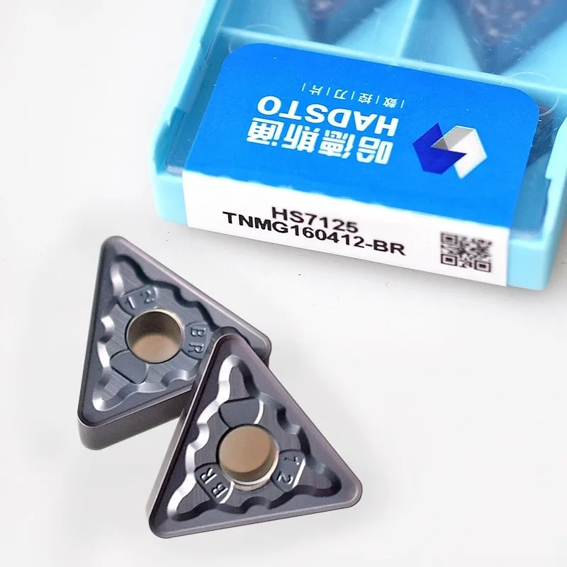 HS7125 TNMG160412-BR turning tool blade carbide inserts High-Quality Precision Cutting Tools for steel 10Pcs
HS7125 TNMG160412-BR turning tool blade carbide inserts High-Quality Precision Cutting Tools for steel 10Pcs