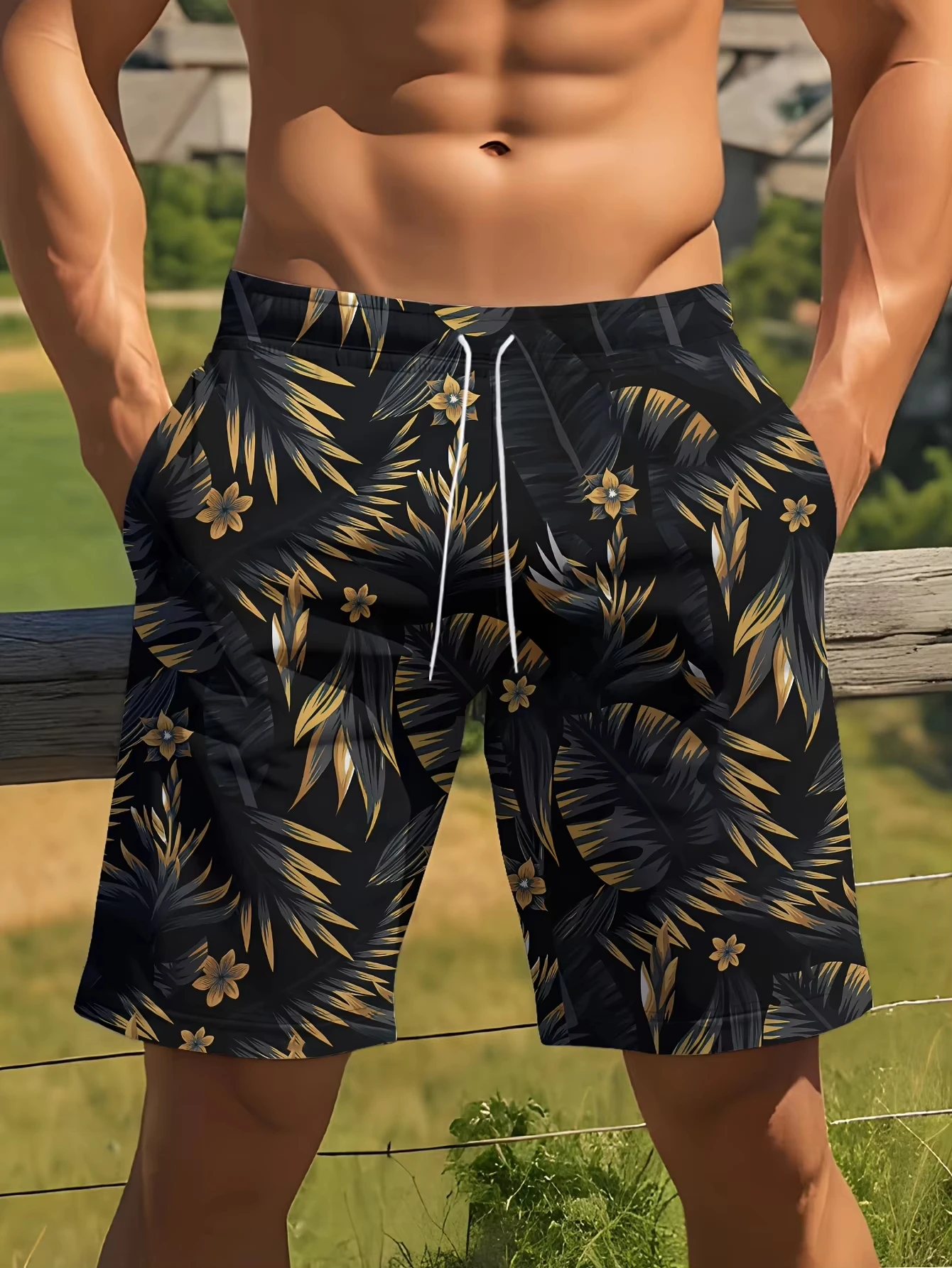 3D Leaf Print Sports Quick-dry Breathable Men Outdoor Fashion Loose Comfortable Surfing Beach Vacation Short Pants Swim Trunks
3D Leaf Print Sports Quick-dry Breathable Men Outdoor Fashion Loose Comfortable Surfing Beach Vacation Short Pants Swim Trunks