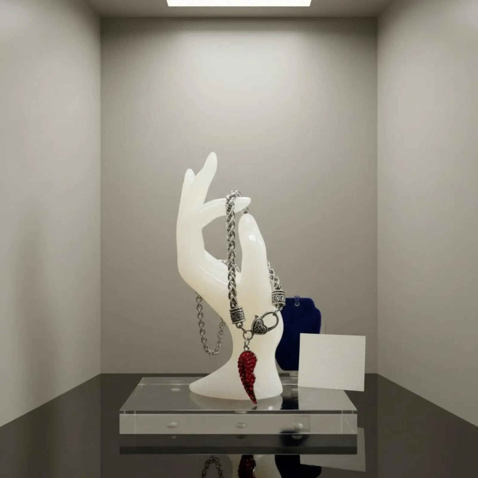 OK Gesture Band Display Long-Lasting OK Gesture Jewelry Display Hand Shaped Jewelry Holder Single-Piece Molding
OK Gesture Band Display Long-Lasting OK Gesture Jewelry Display Hand Shaped Jewelry Holder Single-Piece Molding