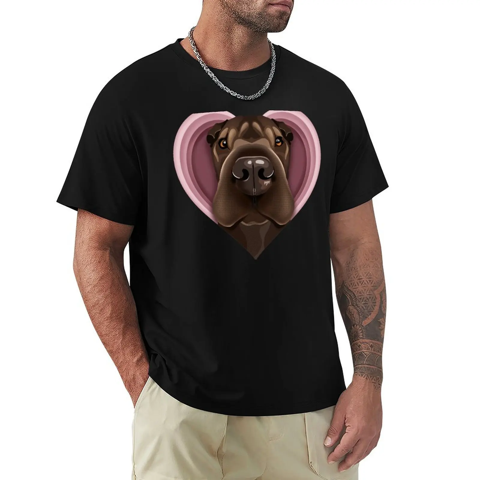 Shar Pei Heart T-Shirt Plus Size Gym Sports T-Shirt
Shar Pei Heart T-Shirt Plus Size Gym Sports T-Shirt