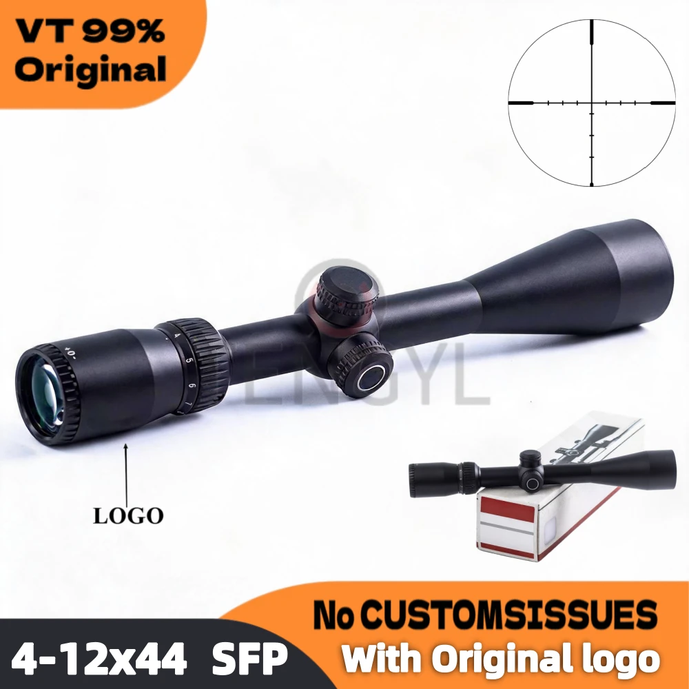 Original VT Optics 4-12×44 Second Focal Plane(SFP) Hunting Riflescope Dead-Hold BDC Reticle 1 inch Tube Fast-Focus Eyepiece
Original VT Optics 4-12×44 Second Focal Plane(SFP) Hunting Riflescope Dead-Hold BDC Reticle 1 inch Tube Fast-Focus Eyepiece