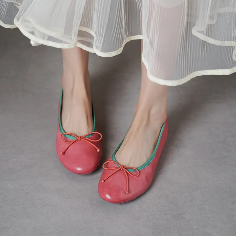 Женская обувь, модные балетки в стиле ретро с бантом-бабочкой, женские повседневные лоферы с круглым носком и плоской подошвой с неглубоким горлышком 
Женская обувь, модные балетки в стиле ретро с бантом-бабочкой, женские повседневные лоферы с круглым носком и плоской подошвой с неглубоким горлышком