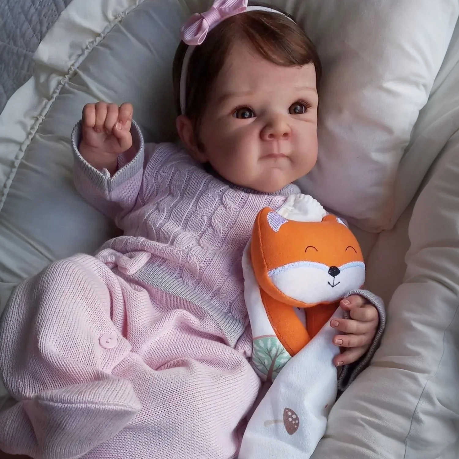 BZDOLL 19 Inch Full Vinyl Body Reborn Baby Doll Toy For Girl Lovely Babies Doll Lifelike Handmade Birthday Gift
BZDOLL 19 Inch Full Vinyl Body Reborn Baby Doll Toy For Girl Lovely Babies Doll Lifelike Handmade Birthday Gift