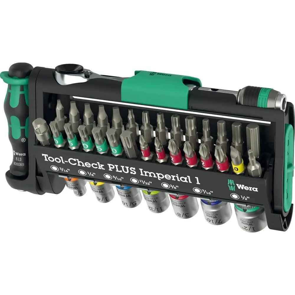 39-Piece 19cm Drive Tool Set, Blend Material, 1/4 Drive, Brushed Finish, Phillips/Torx/Slotted/Hex Fasteners
39-Piece 19cm Drive Tool Set, Blend Material, 1/4 Drive, Brushed Finish, Phillips/Torx/Slotted/Hex Fasteners