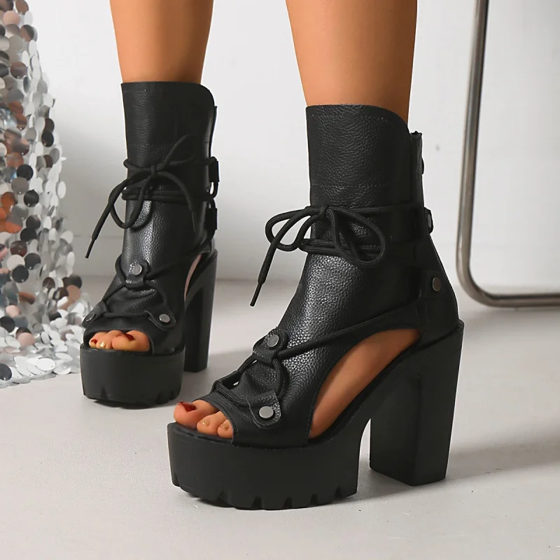**Summer New Elegant and Sexy Coarse Heel Fish Mouth Sandals for Women Fashion Hot Selling Banquet Cool High Heels Cool Boots
**Summer New Elegant and Sexy Coarse Heel Fish Mouth Sandals for Women Fashion Hot Selling Banquet Cool High Heels Cool Boots