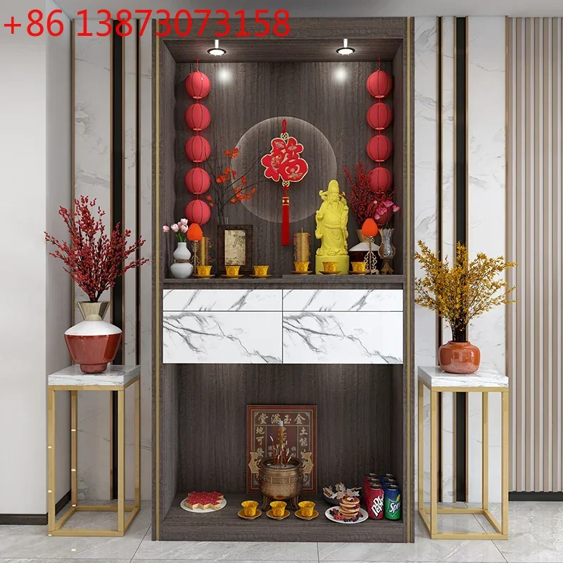 Modern Worship Table God Cabinet Altar Household Incense God Slot Landlord Cabinet
Modern Worship Table God Cabinet Altar Household Incense God Slot Landlord Cabinet