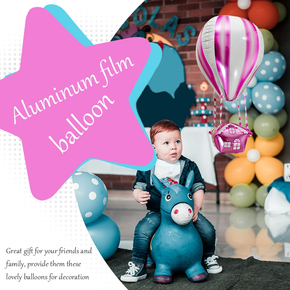 10 Pcs Aluminum Film Balloons Hot Air Shape Party Decorations Kids Birthday Celebrations Pink Props Helium Foil Balloons Stylish
10 Pcs Aluminum Film Balloons Hot Air Shape Party Decorations Kids Birthday Celebrations Pink Props Helium Foil Balloons Stylish