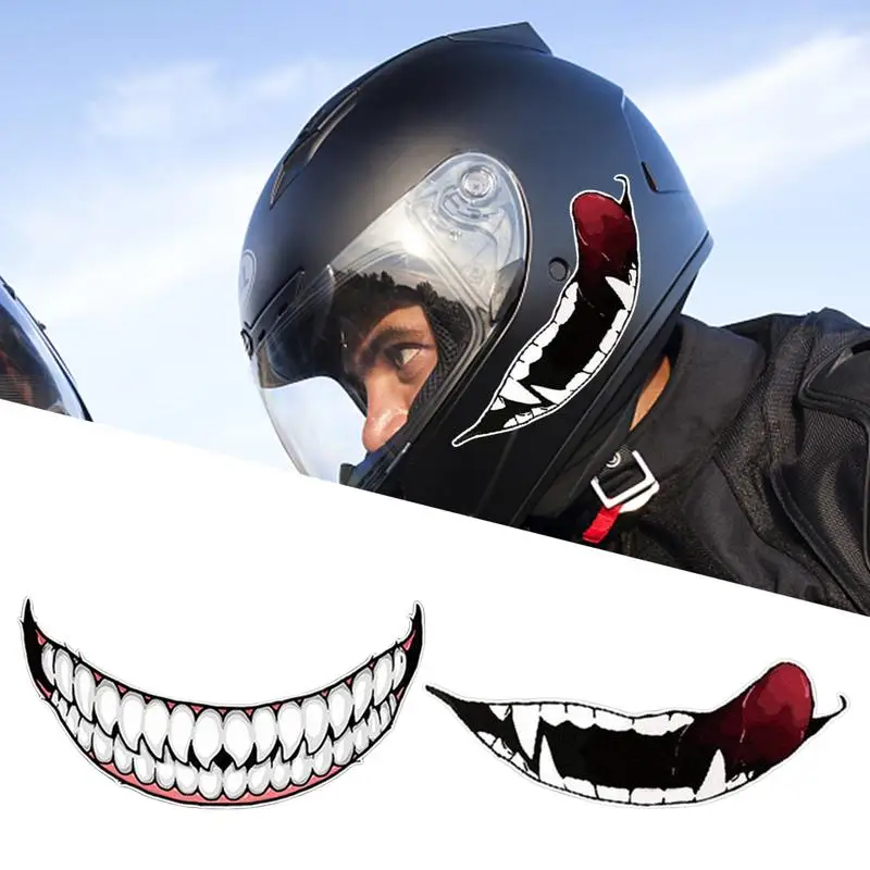 Evil Teeth or Tongue Motorcycle Helmet Fuel Tank Stickers Racing Body Window Funny Decoration Vinyl Decals Car Accessories
Evil Teeth or Tongue Motorcycle Helmet Fuel Tank Stickers Racing Body Window Funny Decoration Vinyl Decals Car Accessories