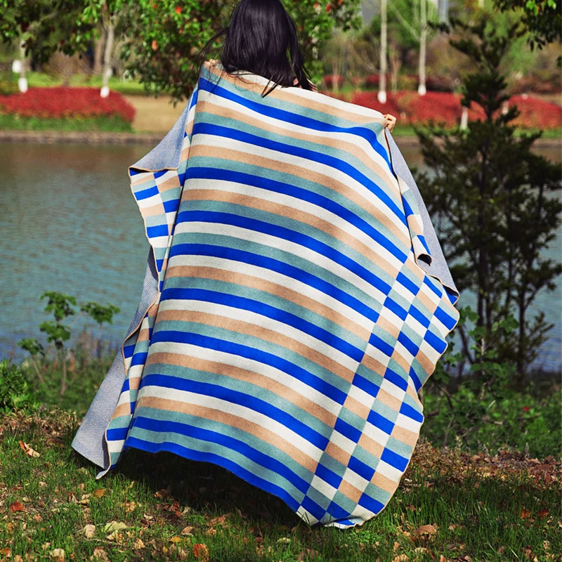 Simple Knitted Geometric Striped Throw Blanket for Office Bedroom Sofa Couch Cover Four Seasons Universal Nap Blankets Home
Simple Knitted Geometric Striped Throw Blanket for Office Bedroom Sofa Couch Cover Four Seasons Universal Nap Blankets Home