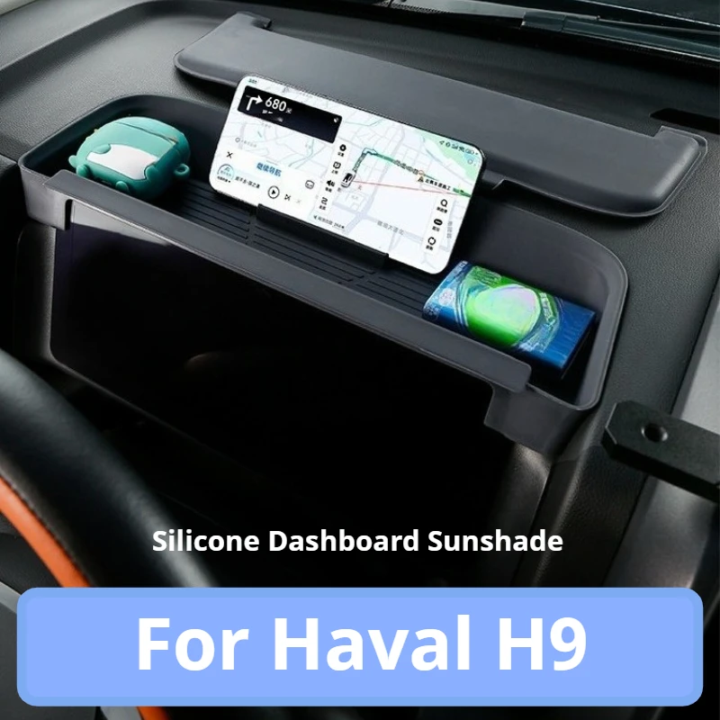 For GWM Haval H9 2024 2026 Dashboard Sun Visor Storage Box Silicone Dustproof Cover Car Accessories
For GWM Haval H9 2024 2026 Dashboard Sun Visor Storage Box Silicone Dustproof Cover Car Accessories