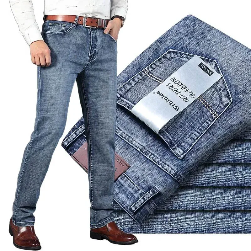 WTHINLEE 2025 New 29-40 Men's Spring Autumn Classics Pants Straight Business Blue Black Jeans Elastic Slim Fit Casual Work Pants
WTHINLEE 2025 New 29-40 Men's Spring Autumn Classics Pants Straight Business Blue Black Jeans Elastic Slim Fit Casual Work Pants