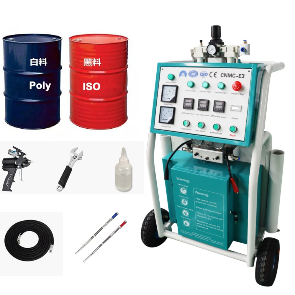CNMC E3 Pneumatic 110V Polyurethane Spray Foam Machine Polyurethane Spray Foam Insulation Machine
CNMC E3 Pneumatic 110V Polyurethane Spray Foam Machine Polyurethane Spray Foam Insulation Machine