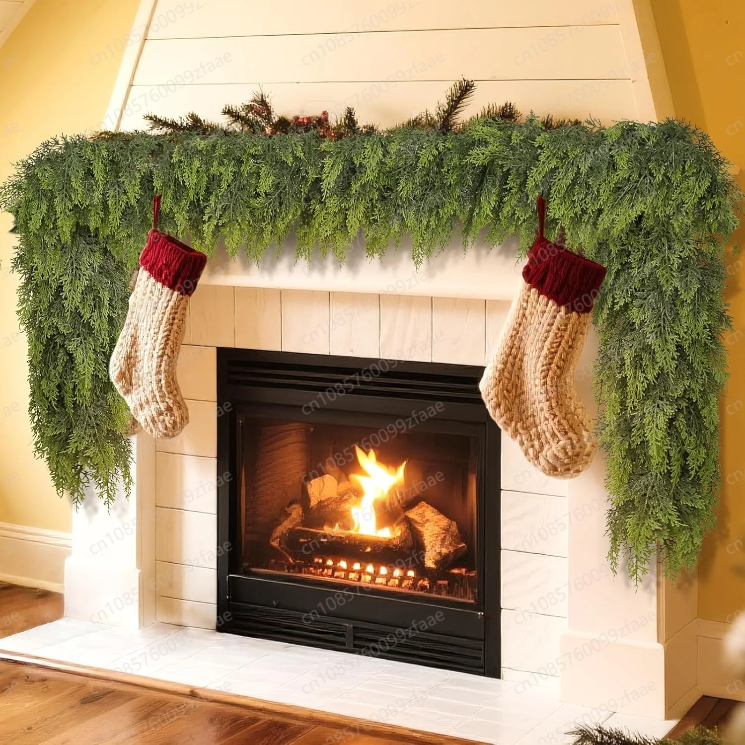 Christmas rattan feel material encrypted desktop decoration door fence Christmas layout door hanging simulation rattan
Christmas rattan feel material encrypted desktop decoration door fence Christmas layout door hanging simulation rattan
