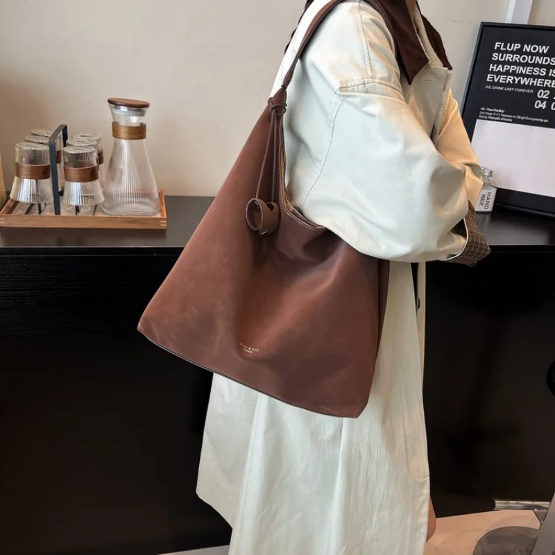 Women's Everyday Large Capacity Suede Shoulder Bag, Multi-Color for Work, Travel, Daily Commute, Shopping & Casual Street Style
Women's Everyday Large Capacity Suede Shoulder Bag, Multi-Color for Work, Travel, Daily Commute, Shopping & Casual Street Style