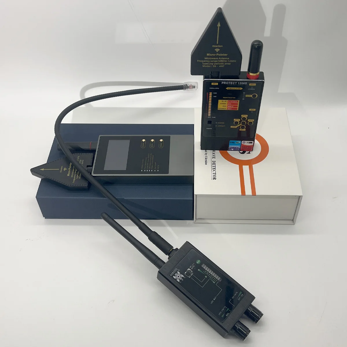 Smart Signal Detector with 6 Detection Modes, Strong Magnetic & WIFI Sniffer, Automatic Alert for Hidden Camera & GPS Tracker
Smart Signal Detector with 6 Detection Modes, Strong Magnetic & WIFI Sniffer, Automatic Alert for Hidden Camera & GPS Tracker