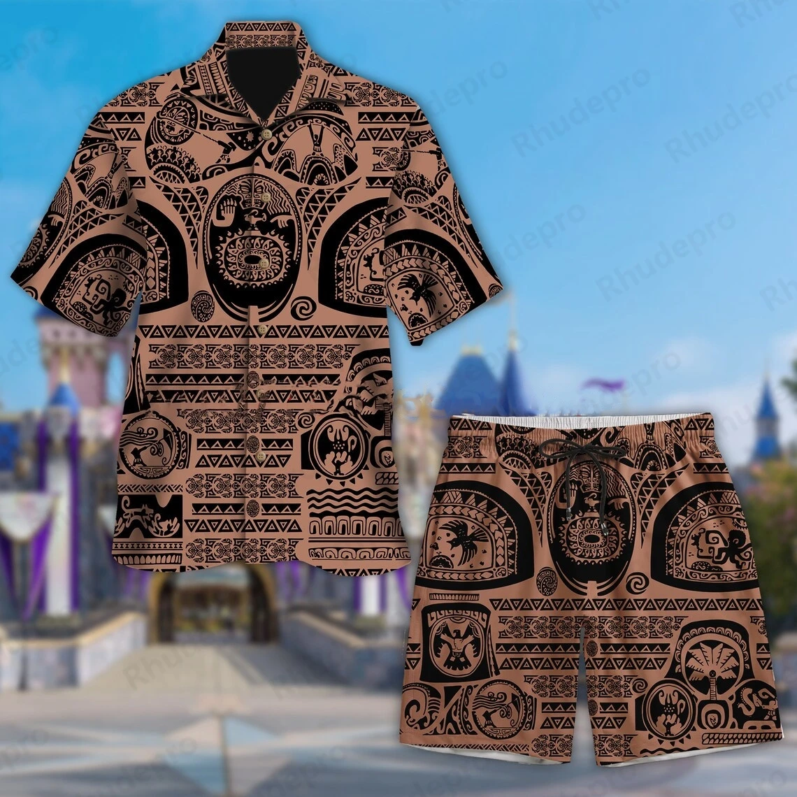 Disney Моана и Мауи, летние каникулы, гавайская рубашка, костюм, шорты, модный комплект рубашек с короткими рукавами 2025 года, мужская уличная одежда
Disney Моана и Мауи, летние каникулы, гавайская рубашка, костюм, шорты, модный комплект рубашек с короткими рукавами 2025 года, мужская уличная одежда