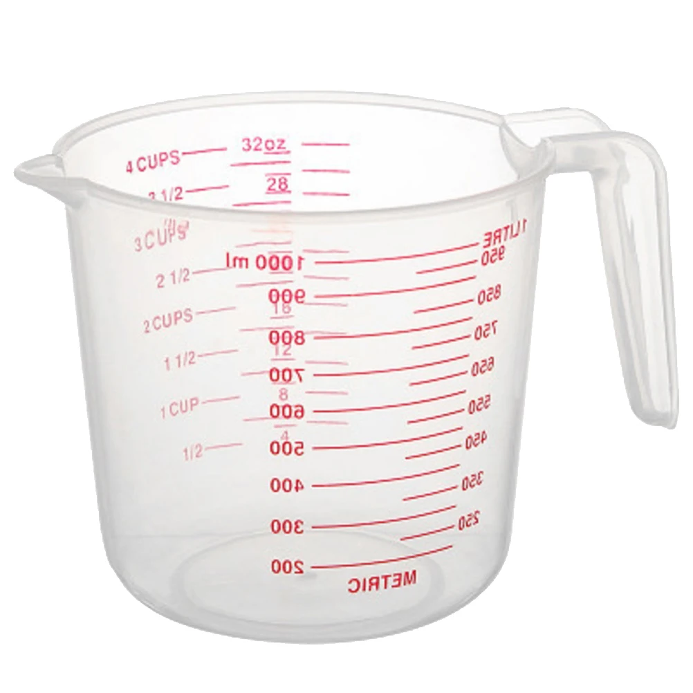 Plastic Measuring Cup 1000 Ml Kitchen Reusable Foldable Beaker Liquid Container Graduations Easy Clean Durability
Plastic Measuring Cup 1000 Ml Kitchen Reusable Foldable Beaker Liquid Container Graduations Easy Clean Durability