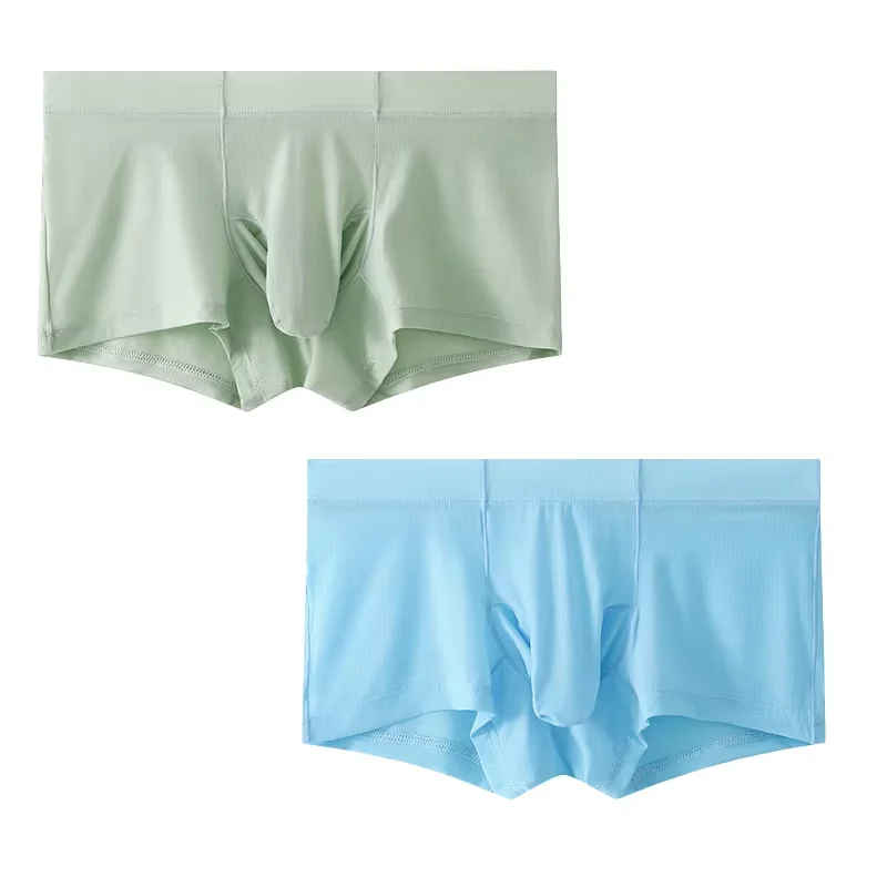2pcs Solid Color Boxer Shorts Men Seamless Nylon Ice Silk Underwear U Pouch Male Panties Plus Size M-XXL
2pcs Solid Color Boxer Shorts Men Seamless Nylon Ice Silk Underwear U Pouch Male Panties Plus Size M-XXL