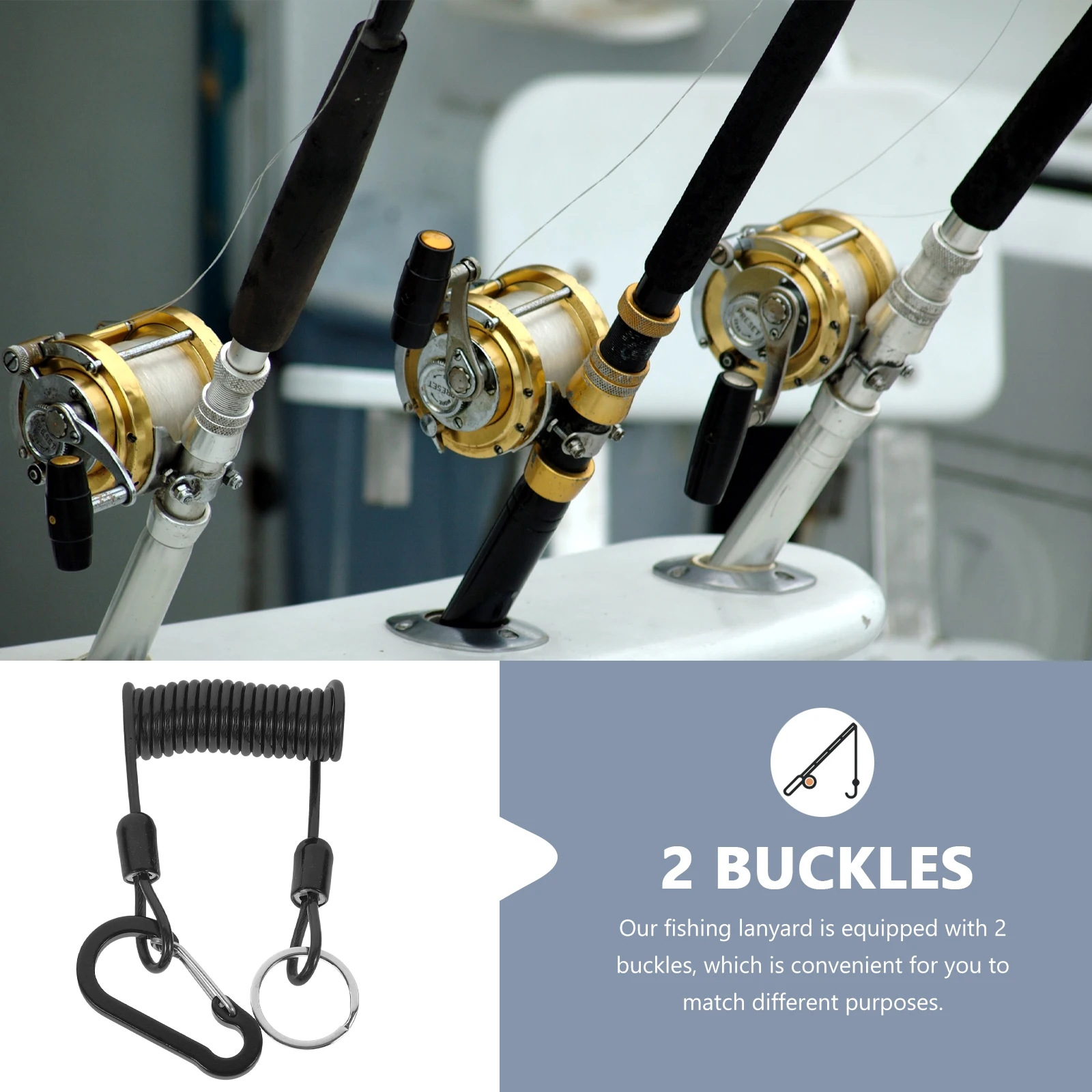 Stainless Steel Automatic Retractable Anti Loss Rope Heavy Duty Fishing Lanyard Protective Coiled Cord Portable Spring Safety
Stainless Steel Automatic Retractable Anti Loss Rope Heavy Duty Fishing Lanyard Protective Coiled Cord Portable Spring Safety