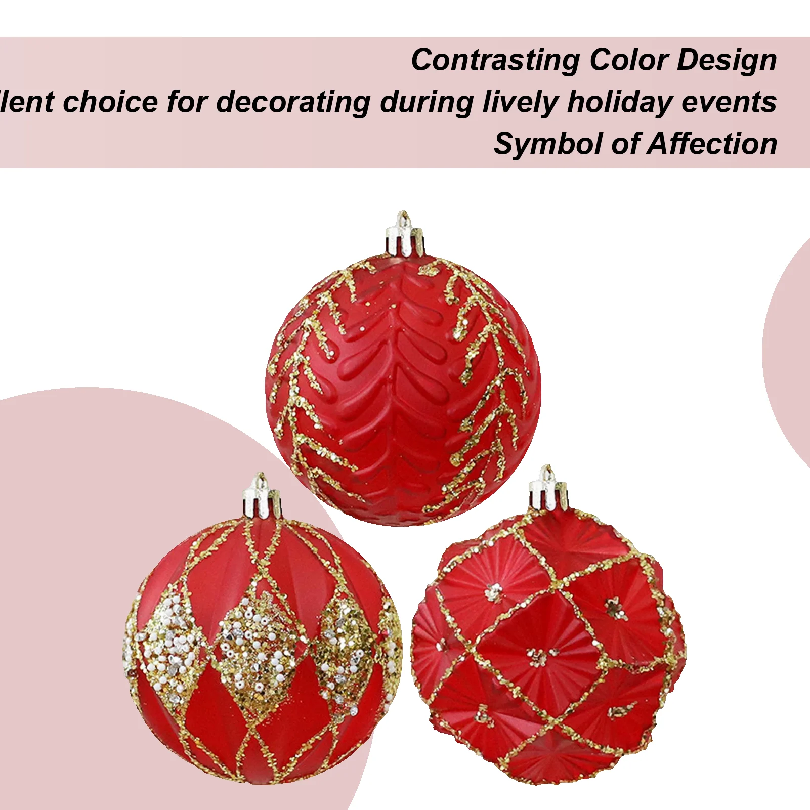 Набор украшений в виде рождественского шара, красочные небьющиеся праздничные реквизиты, подвеска, небьющиеся елочные безделушки, украшения для
Набор украшений в виде рождественского шара, красочные небьющиеся праздничные реквизиты, подвеска, небьющиеся елочные безделушки, украшения для