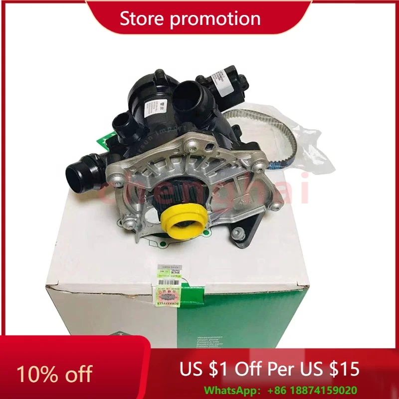 Electronic Water Pump With Thermostat Assembly Ina Water Pump for Audi 06L121111H Automotive Water Pump
Electronic Water Pump With Thermostat Assembly Ina Water Pump for Audi 06L121111H Automotive Water Pump