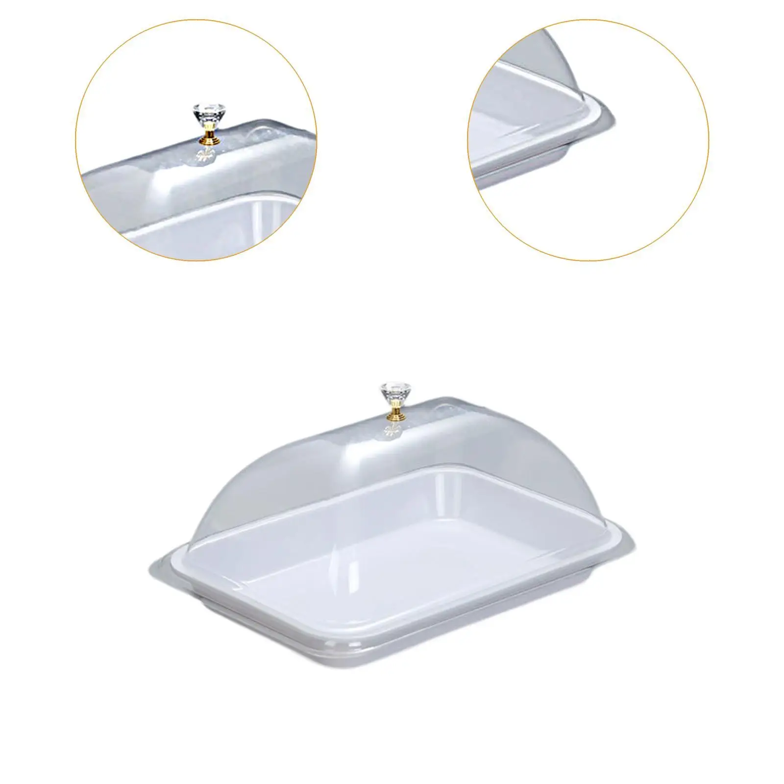 Rectangle Cake Stand with Clear Cover Large Buffet Serving Dish for Party Kitchen Dessert Table Display
Rectangle Cake Stand with Clear Cover Large Buffet Serving Dish for Party Kitchen Dessert Table Display