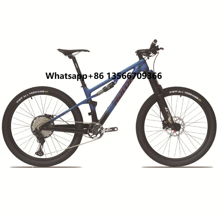 HULDA 29-Inch Carbon Fiber Downhill Mountain Bike with 12-Speed Dual Suspension Soft Tail Aluminum Fork Ordinary Pedal
HULDA 29-Inch Carbon Fiber Downhill Mountain Bike with 12-Speed Dual Suspension Soft Tail Aluminum Fork Ordinary Pedal