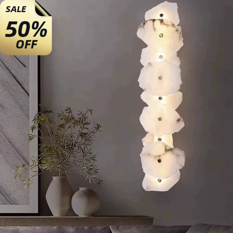 Natural Marble LED Wall Lamp Copper Luxury Novelty Lighting Bedroom Living Dining Room Wall Decor Modern Art Design
Natural Marble LED Wall Lamp Copper Luxury Novelty Lighting Bedroom Living Dining Room Wall Decor Modern Art Design