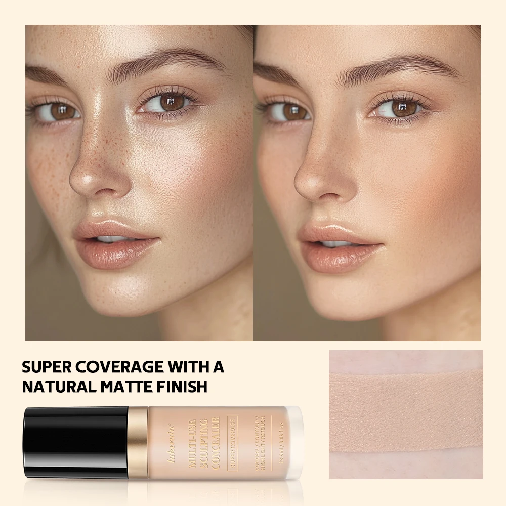 Multi Use Concealer Oil Cover Highlight Contour Retouch Face Oil Free Super Coverage Hydrating Formula Long Lasting Makeup
Multi Use Concealer Oil Cover Highlight Contour Retouch Face Oil Free Super Coverage Hydrating Formula Long Lasting Makeup