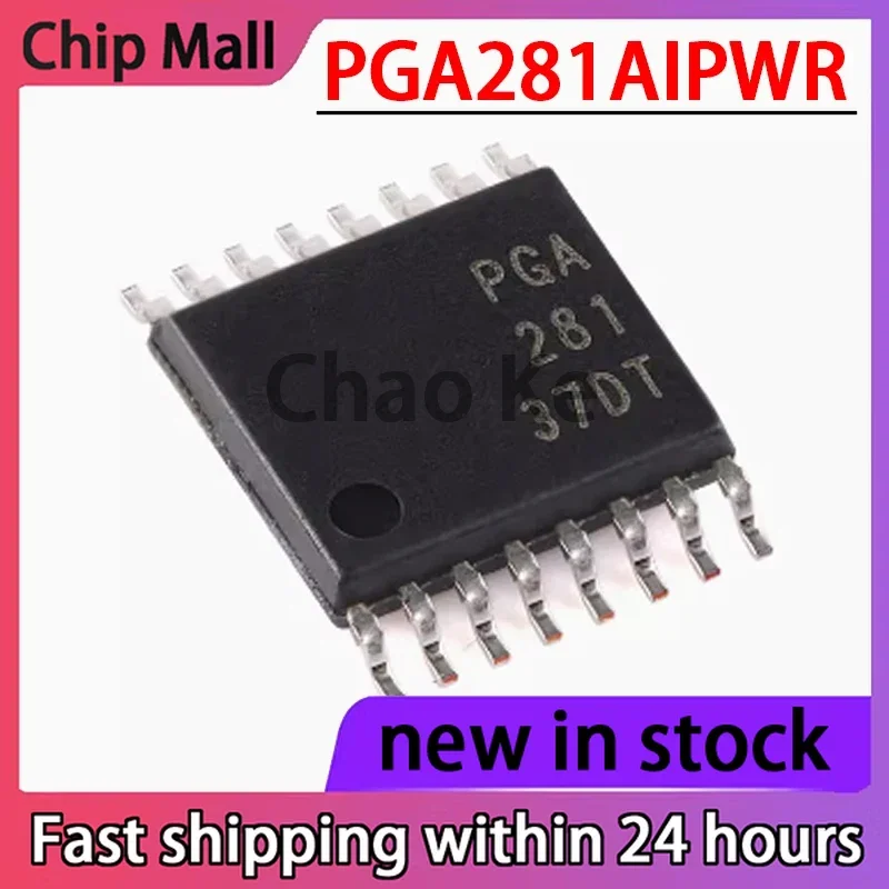 2PCS New PGA281AIPWR PGA281 TSSOP-16 Programmable Gain Amplifier Chip in Stock
2PCS New PGA281AIPWR PGA281 TSSOP-16 Programmable Gain Amplifier Chip in Stock