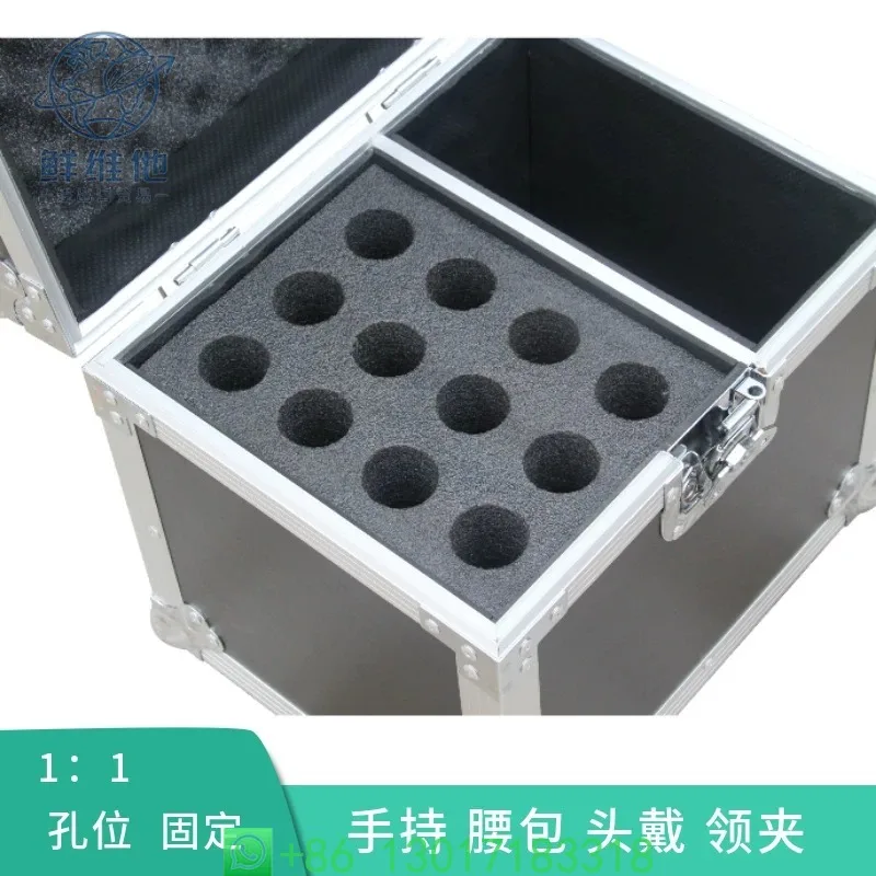 Aluminum Alloy Microphone Storage Case Cabinet Air Case for Wireless Headset Lavalier Handheld Mic Receiver
Aluminum Alloy Microphone Storage Case Cabinet Air Case for Wireless Headset Lavalier Handheld Mic Receiver