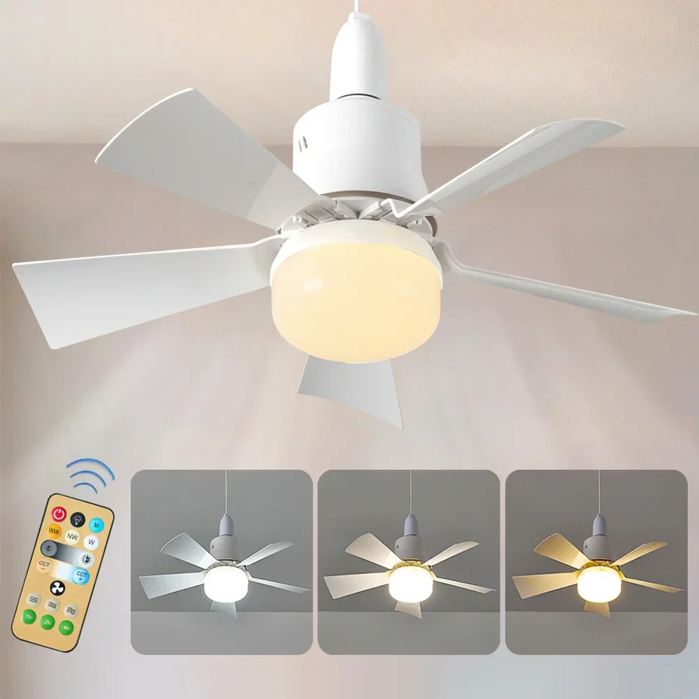 Silent E27 Ceiling Fan Night Light Electric Fan Ceiling Lamp With Remote Control Ceiling Fans Lights for Living Room Bedroom
Silent E27 Ceiling Fan Night Light Electric Fan Ceiling Lamp With Remote Control Ceiling Fans Lights for Living Room Bedroom